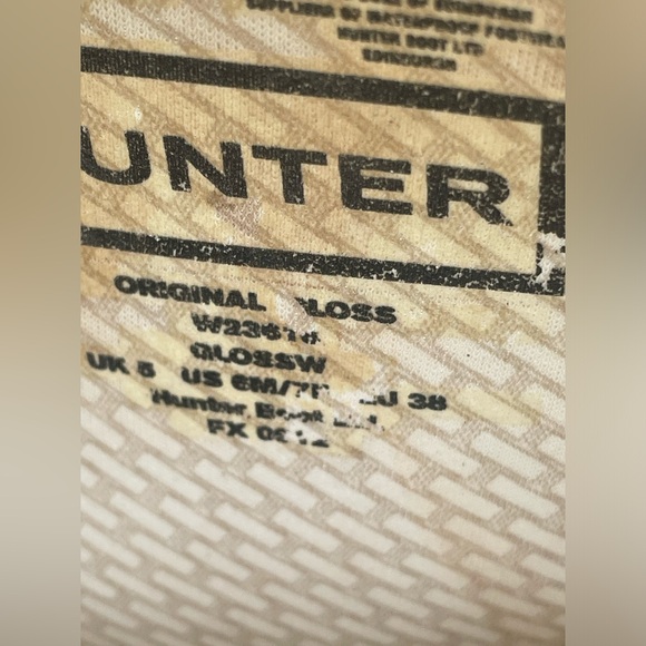 Hunter Boots Original Dark Slate Tall Rain Boots,         size 7 W, 6 M - Picture 12 of 13